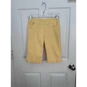 Slim-Sation By Multiple Khaki Pull-on Walking Shorts Size 2